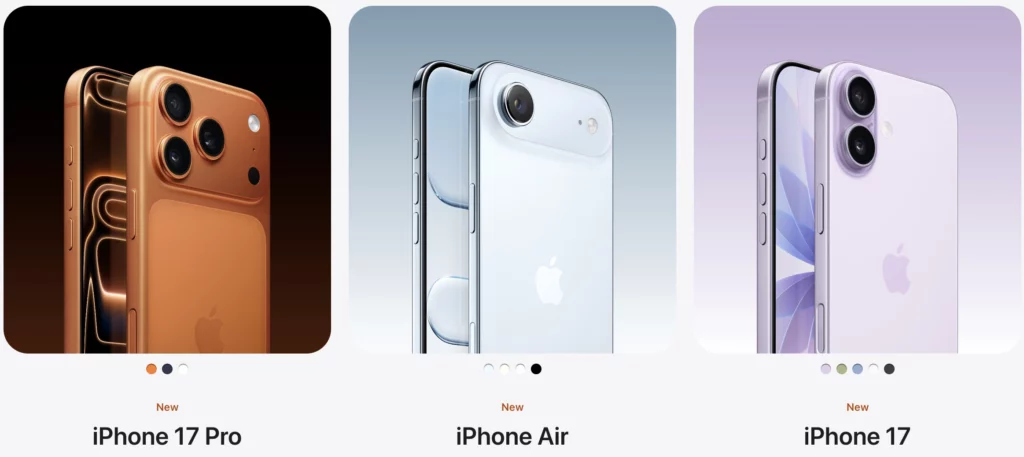 美国黑色星期五Apple iPhone 17和iPhone 17 Pro 可 0 元购免费拿!